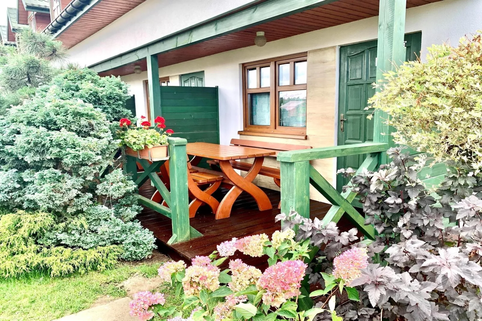 Domek STANDARD dla 4 osób Sarbinowo-Tuinen zomer