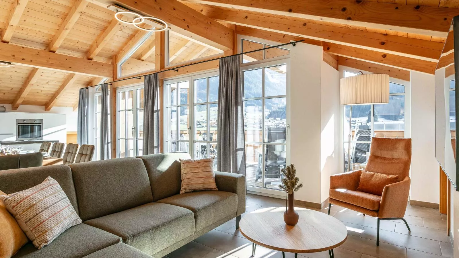 Edelalm Residenz Top 6-Woonkamer
