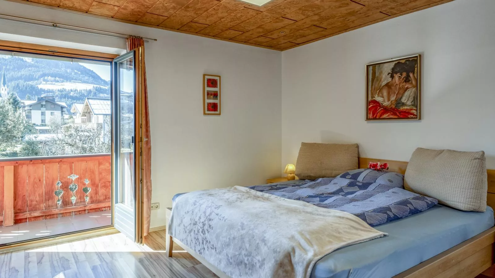 Gästehaus Staffner-Slaapkamer