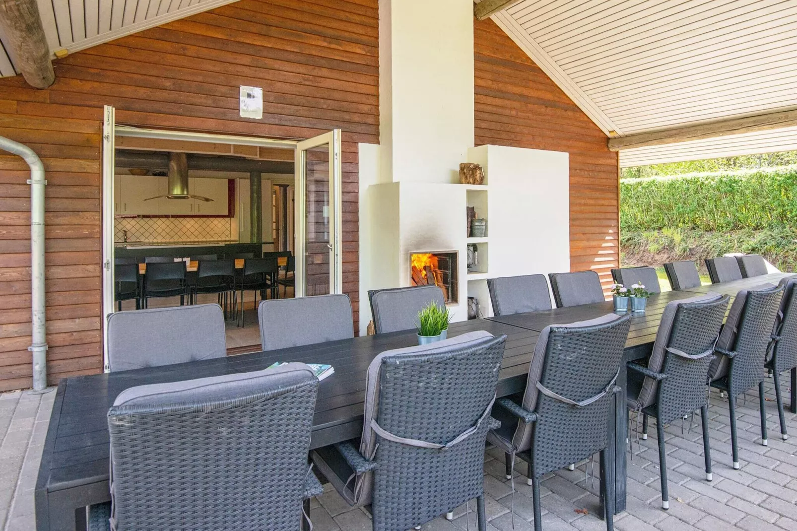 18 persoons vakantie huis in Fårvang-Uitzicht