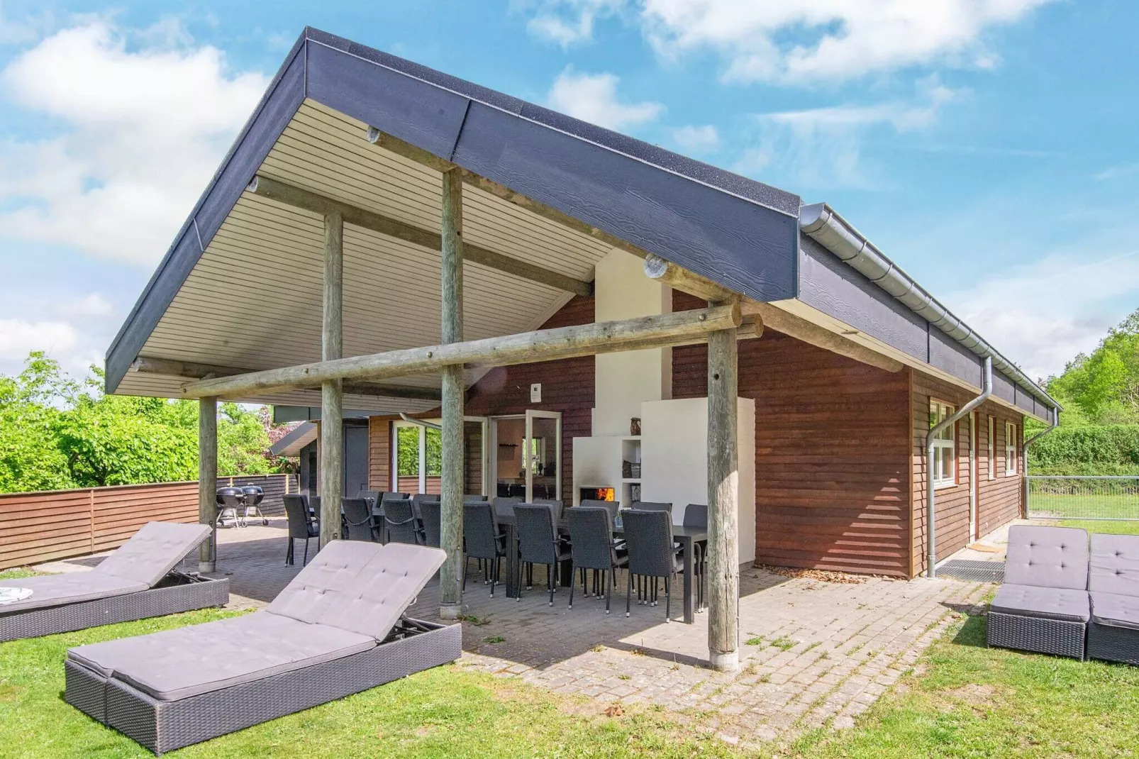 18 persoons vakantie huis in Fårvang-Uitzicht