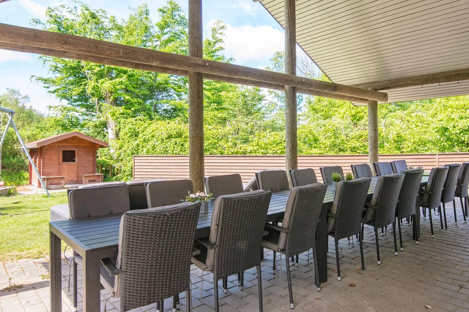 18 persoons vakantie huis in Fårvang-Uitzicht