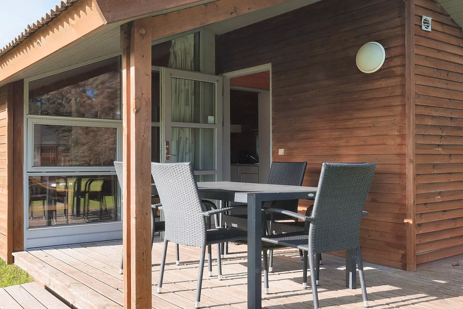 Gezellige hut op campingresort