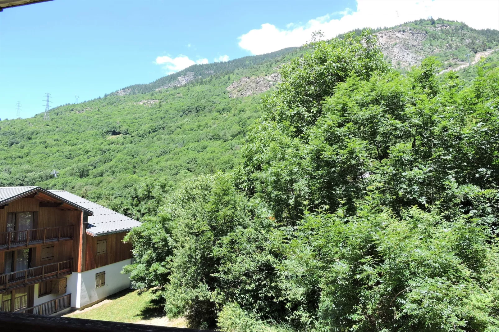 Hameau 4 206 - SPA & PISCINE appartement 4 pers-Terrasbalkon