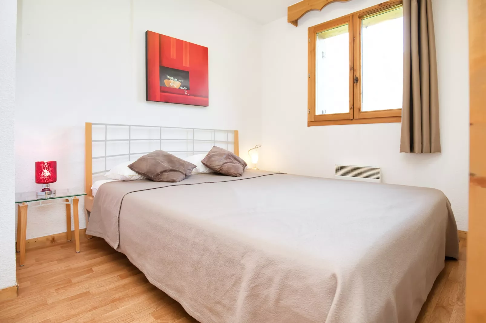 Hameau 8 202 - SPA & PISCINE appartement 4 pers-Slaapkamer