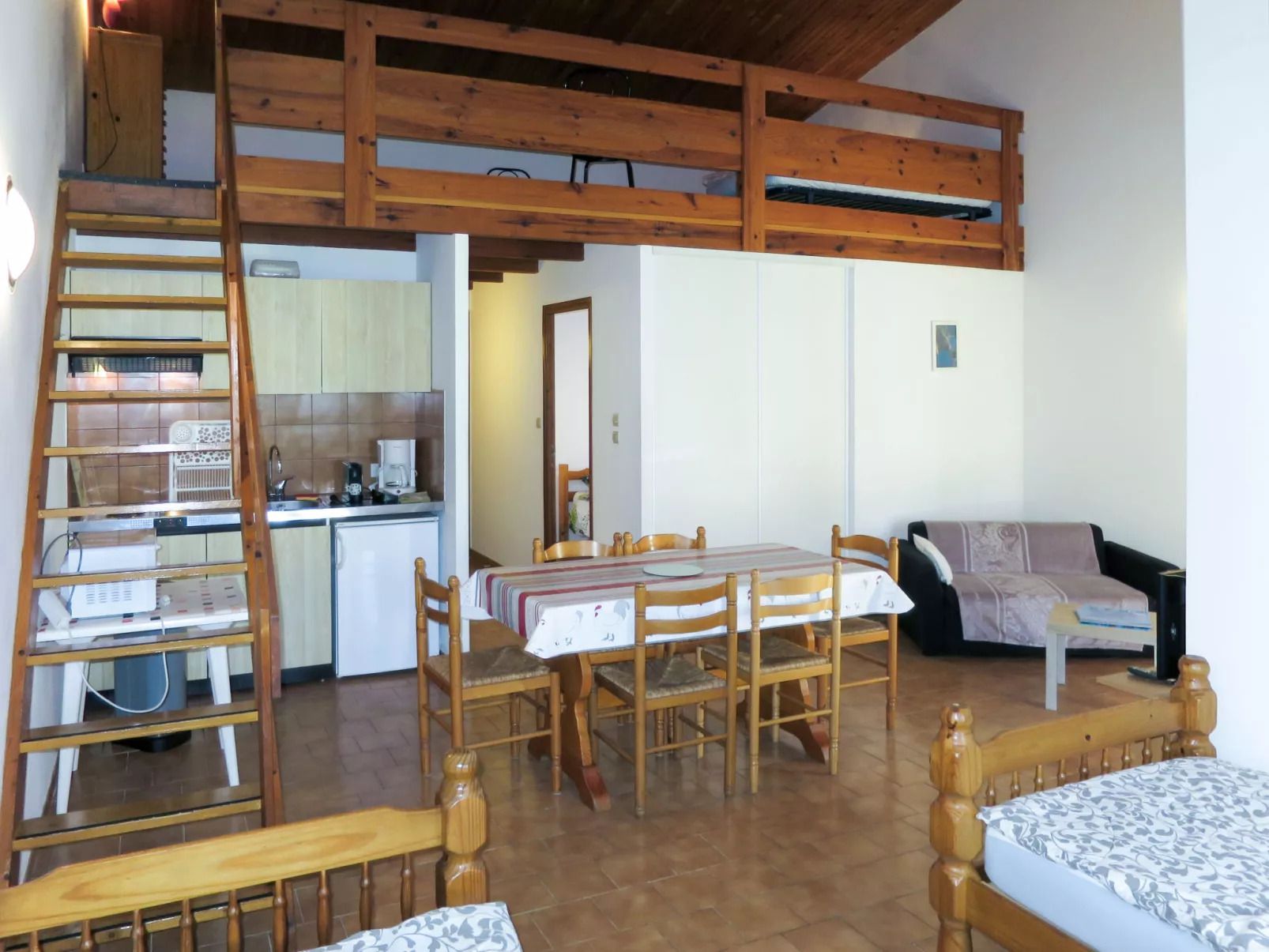 La Pinède, bungalow 6 pers.-Binnen