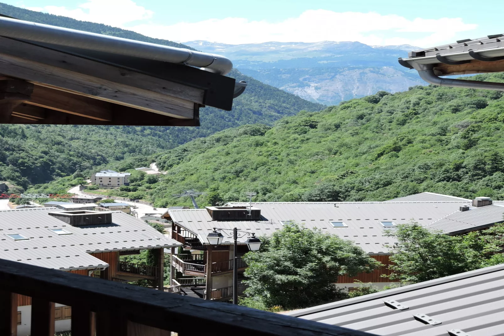 Hameau 6 201a - SPA & PISCINE studio 2 pers.-Terrasbalkon
