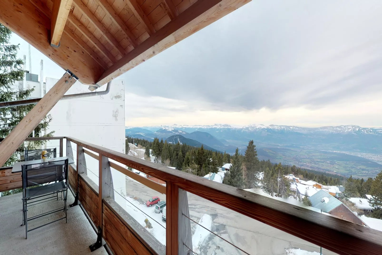 Chartreuse 1 029-FAMILLE & MONTAGNE appart. 6 pers-Terrasbalkon
