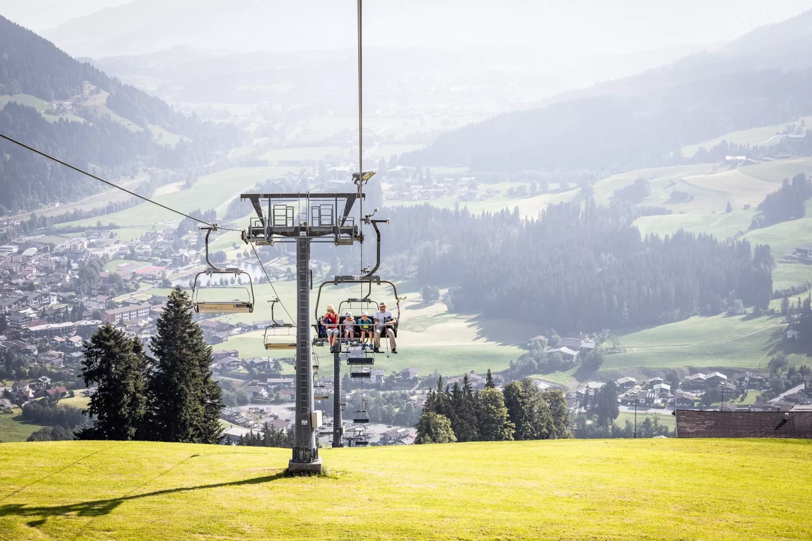 Dorfresort Kitzbühel 5-Gebieden zomer 5km