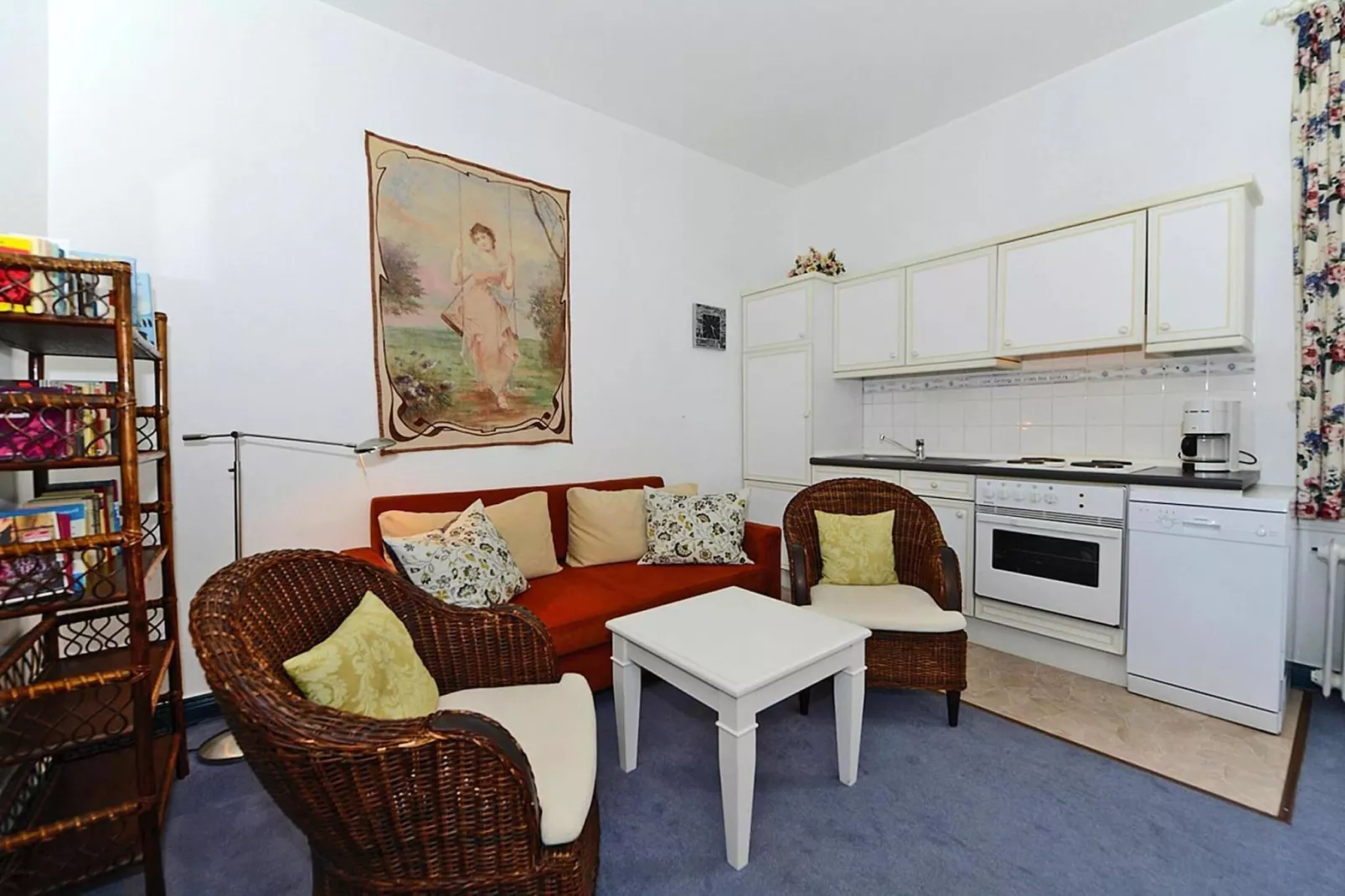 Apartment Wyk auf Föhr2-Raum-App Nr 4 Harmens-Woonkamer