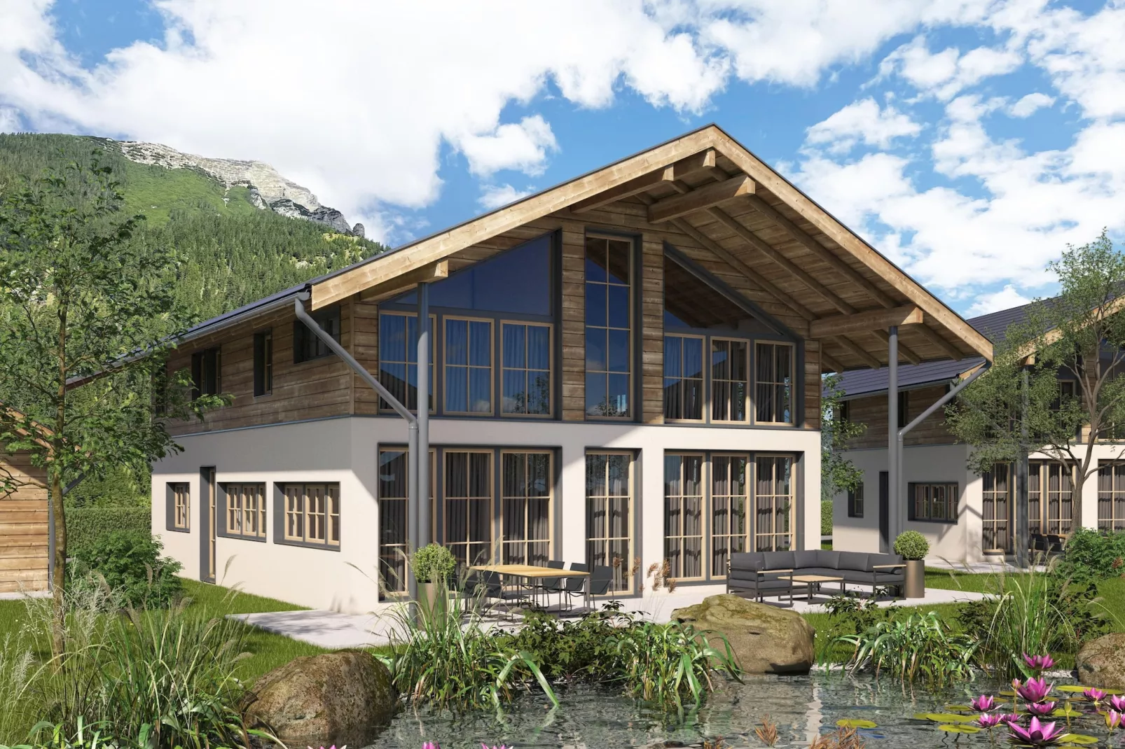 DEIN BICHLBACH Chalet groß-Buitenkant zomer