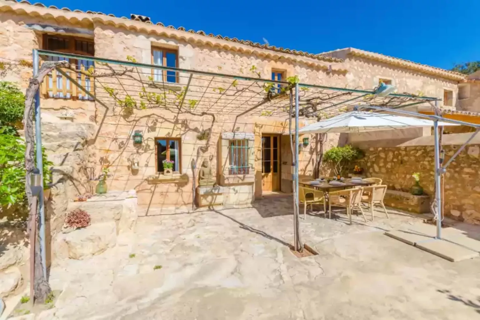 Finca Can Maria Costitx-Terrasbalkon