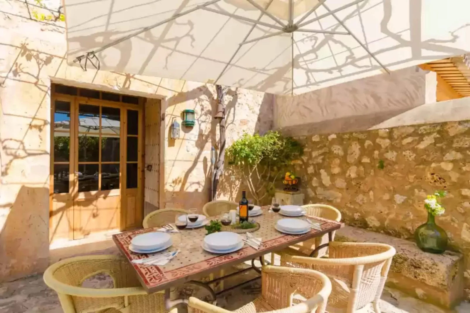 Finca Can Maria Costitx-Terrasbalkon