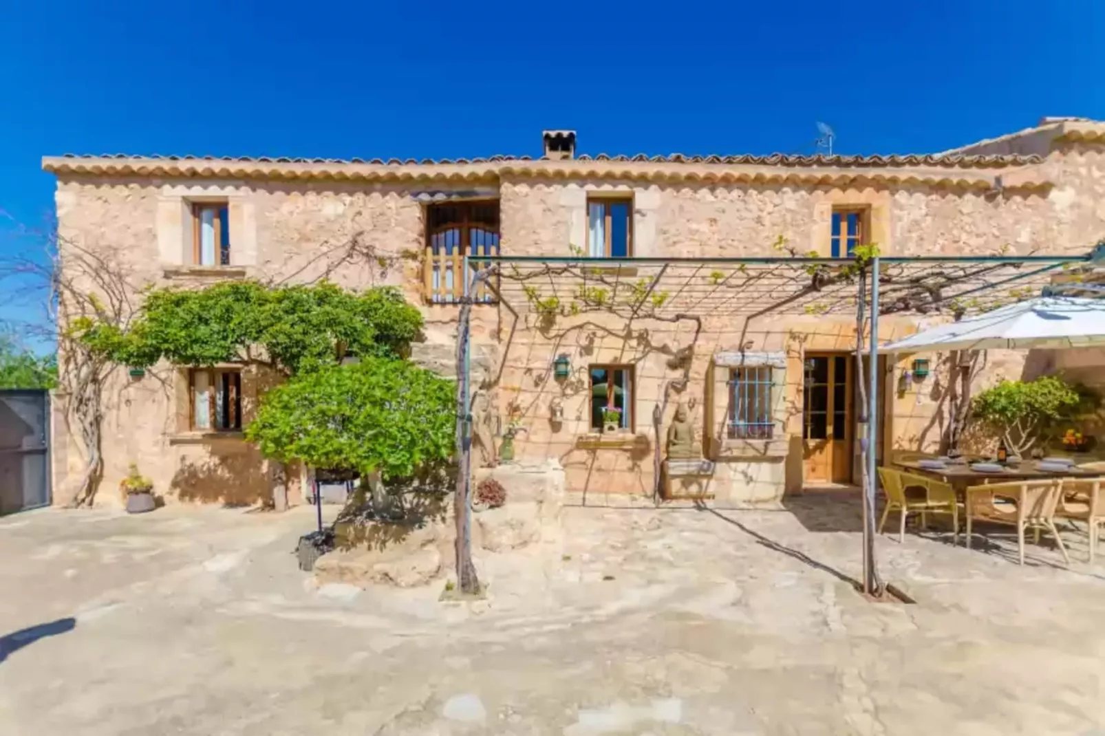 Finca Can Maria Costitx-Terrasbalkon