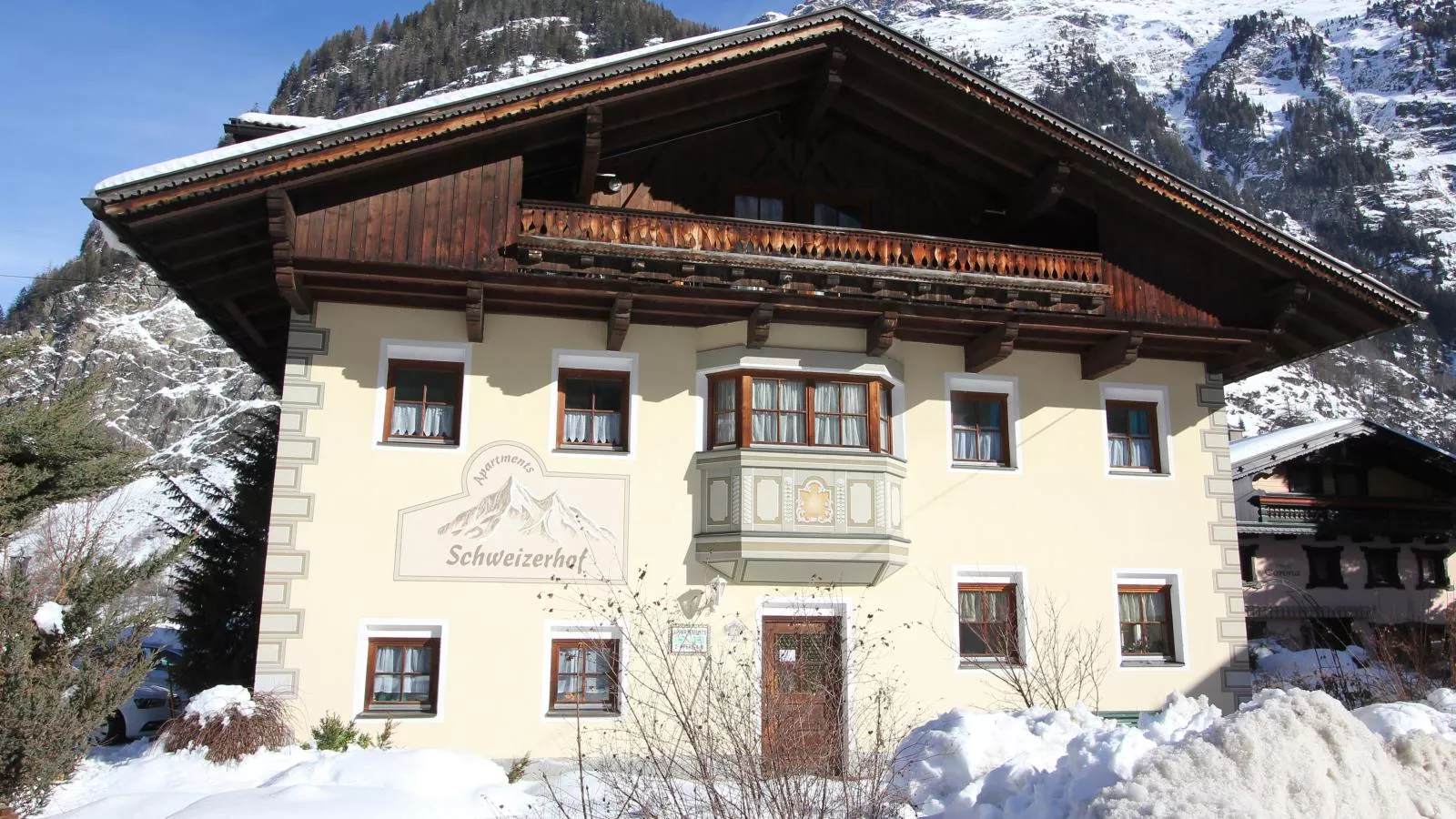 Schweizerhof Apfelrose-Exterieur winter