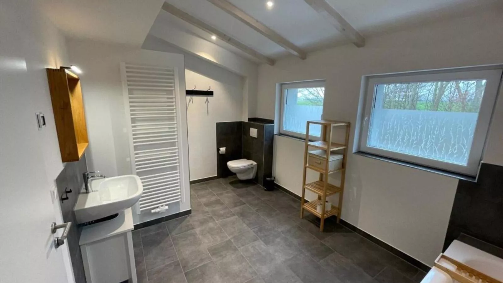 Wilma - direkt an der Ostsee-Badkamer