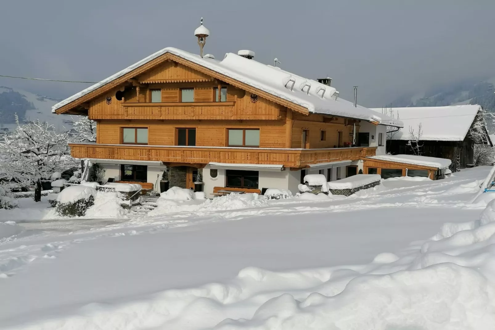 Apartment Moiklerhof-Exterieur winter