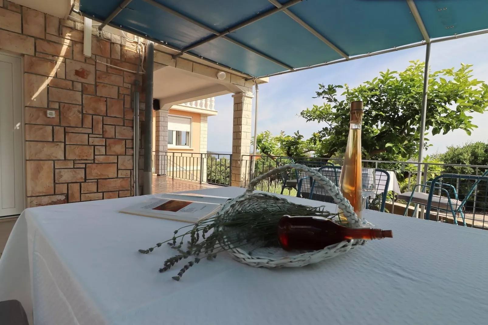 Apartments Villa Marijana - Standard One Bedroom Apartment with Terrace and Garden View (Marijana 4)-Terrasbalkon