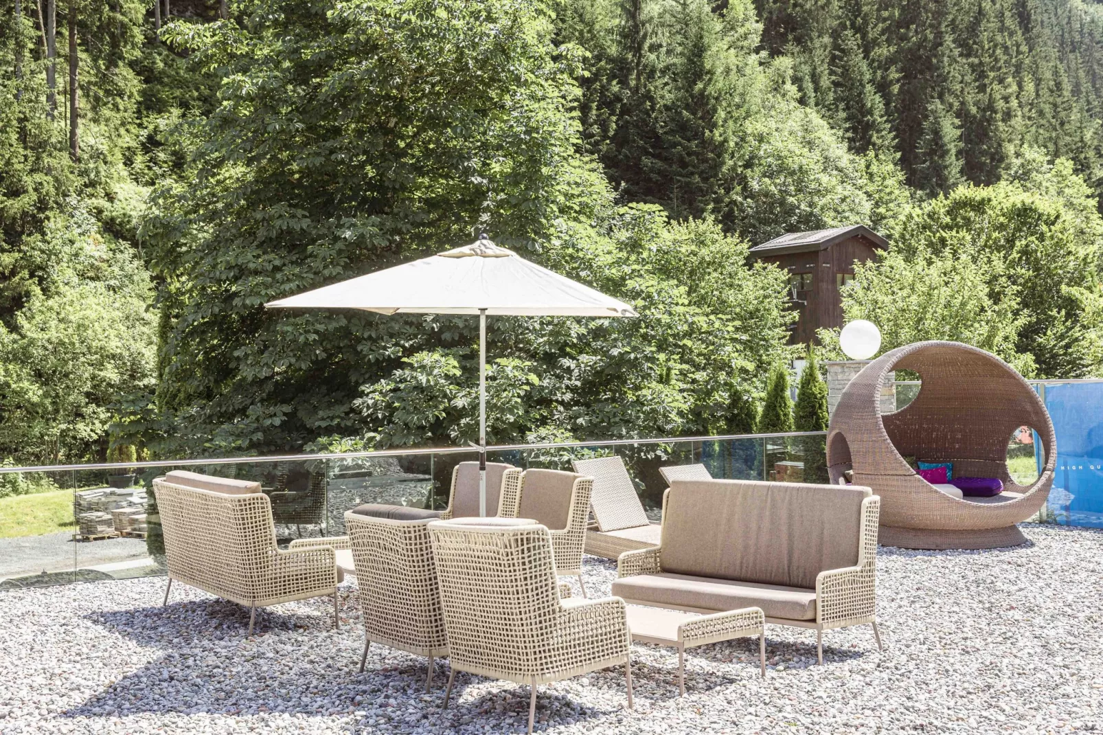 Saalbach Suite 5-Tuinen zomer