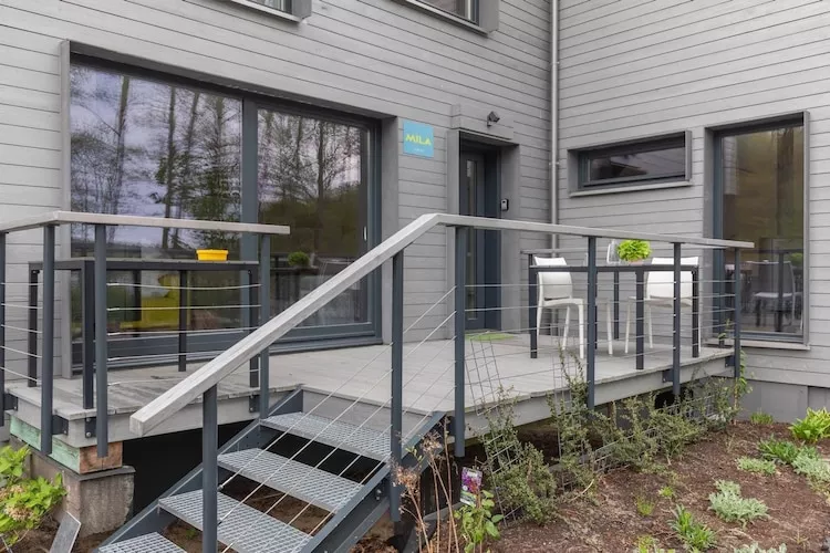 Domy wakacyjne dla 3 osób nad jeziorem Wisełka-Terrasbalkon
