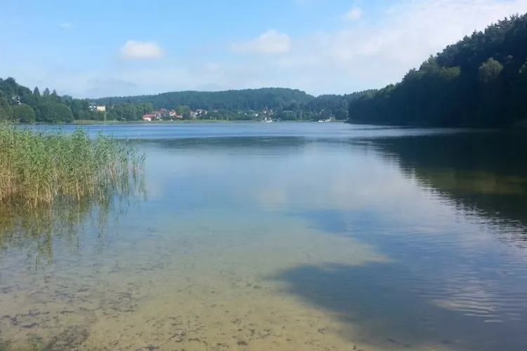 Domy wakacyjne dla 3 osób nad jeziorem Wisełka-Gebieden zomer 1km