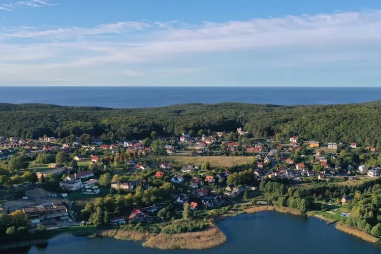 Domy wakacyjne dla 3 osób nad jeziorem Wisełka-Gebieden zomer 1km