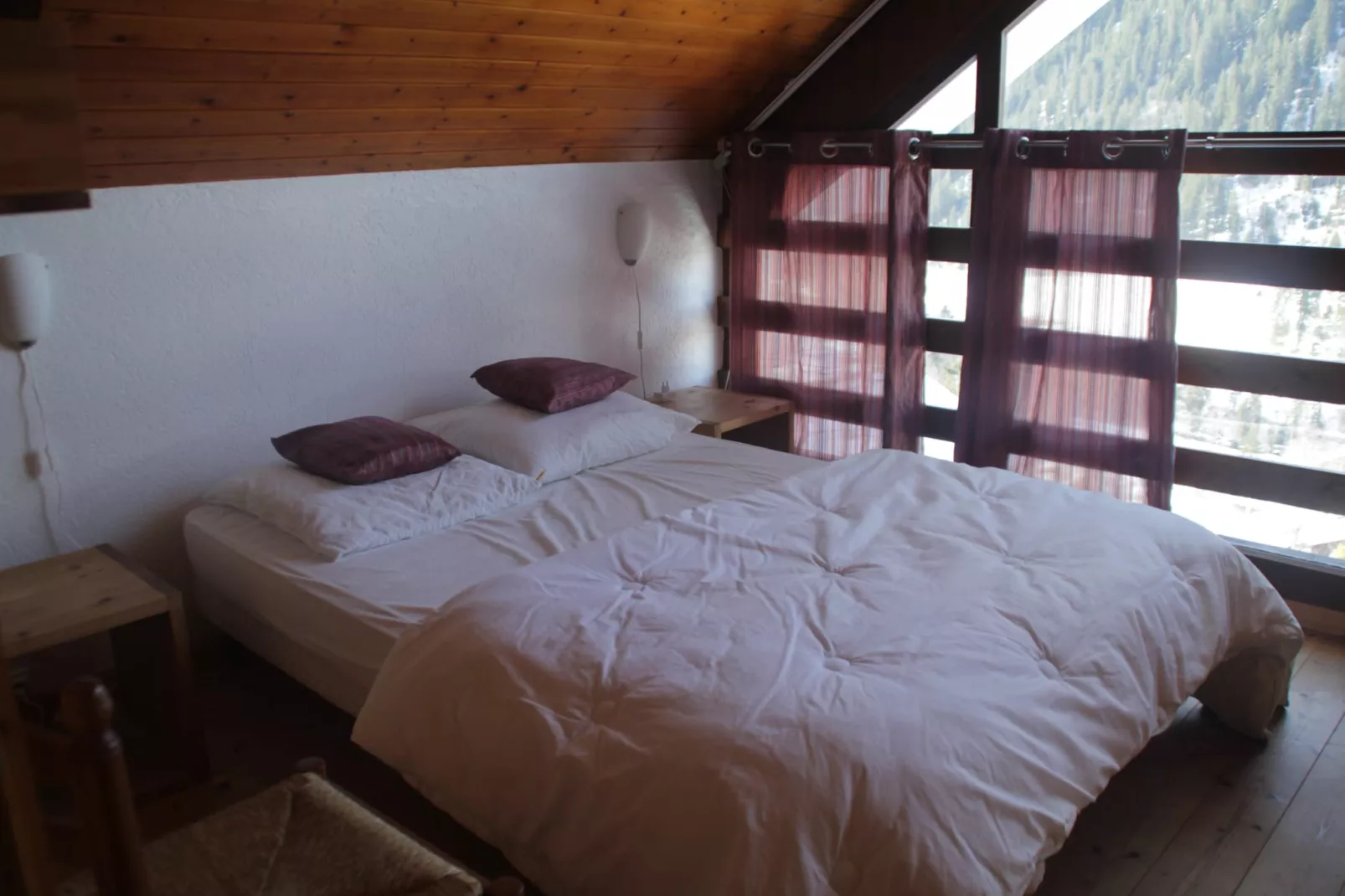 Castel des Neiges CSA4 CENTRE & VIEW  6 Pers.-Slaapkamer