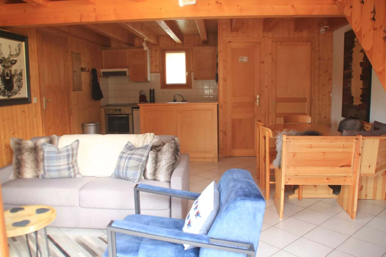 Chalet Ecureuil ECR CHARMING & NATURE 5 Pers.-Woonkamer