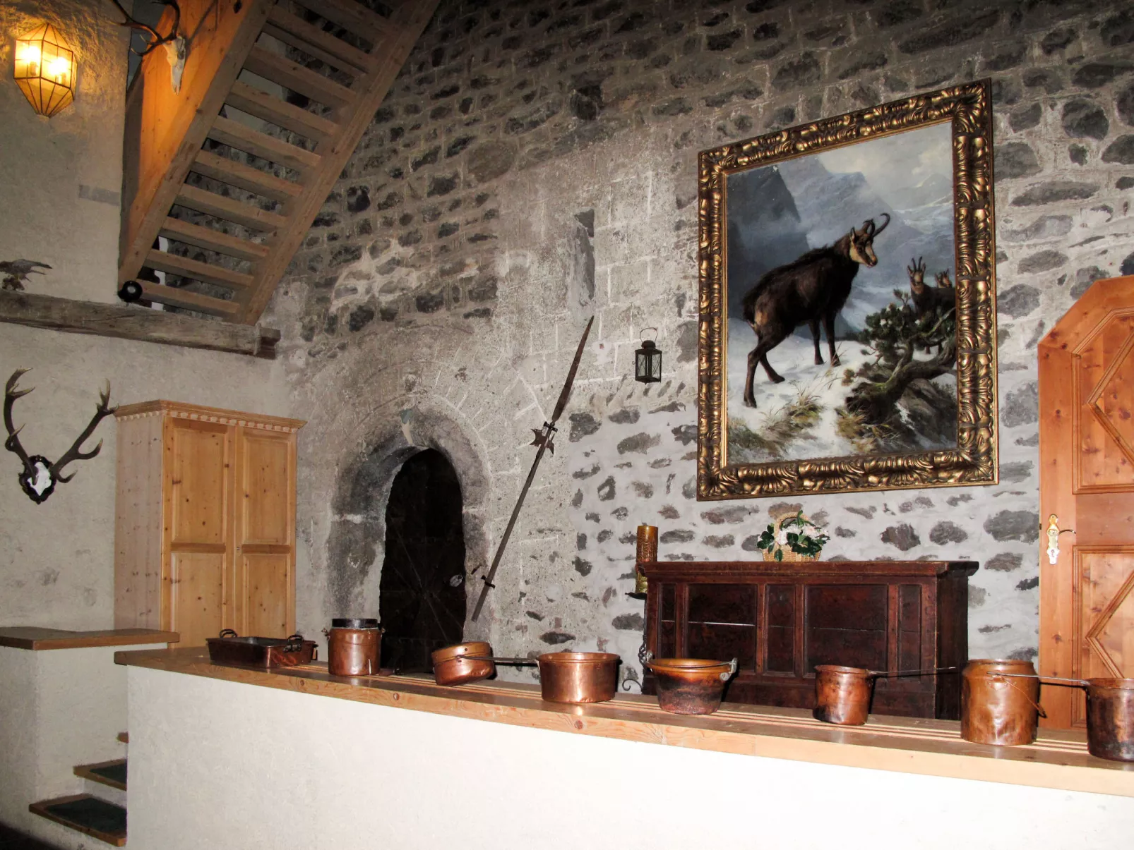 Burg Biedenegg, Schrofenstein-Binnen