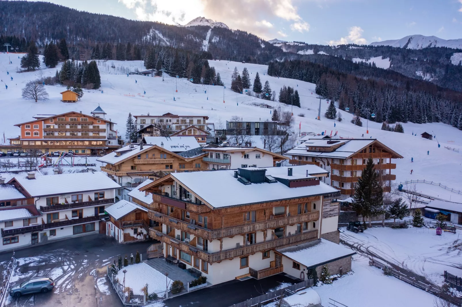 Zugspitz Suites Lermoos 4-Gebied winter 1km