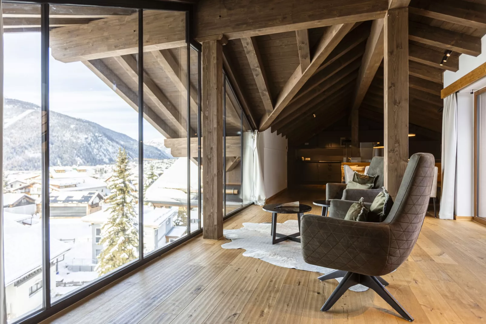 Bergresort Zugspitze Ehrwald 11-Woonkamer