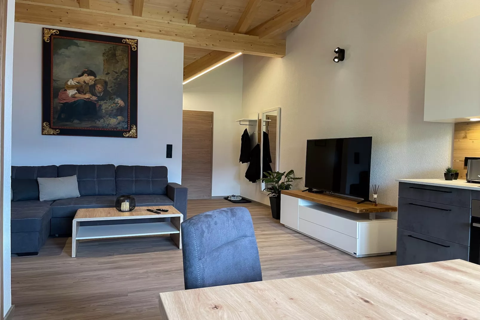 Panoramablick Kaunergrat-Woonkamer