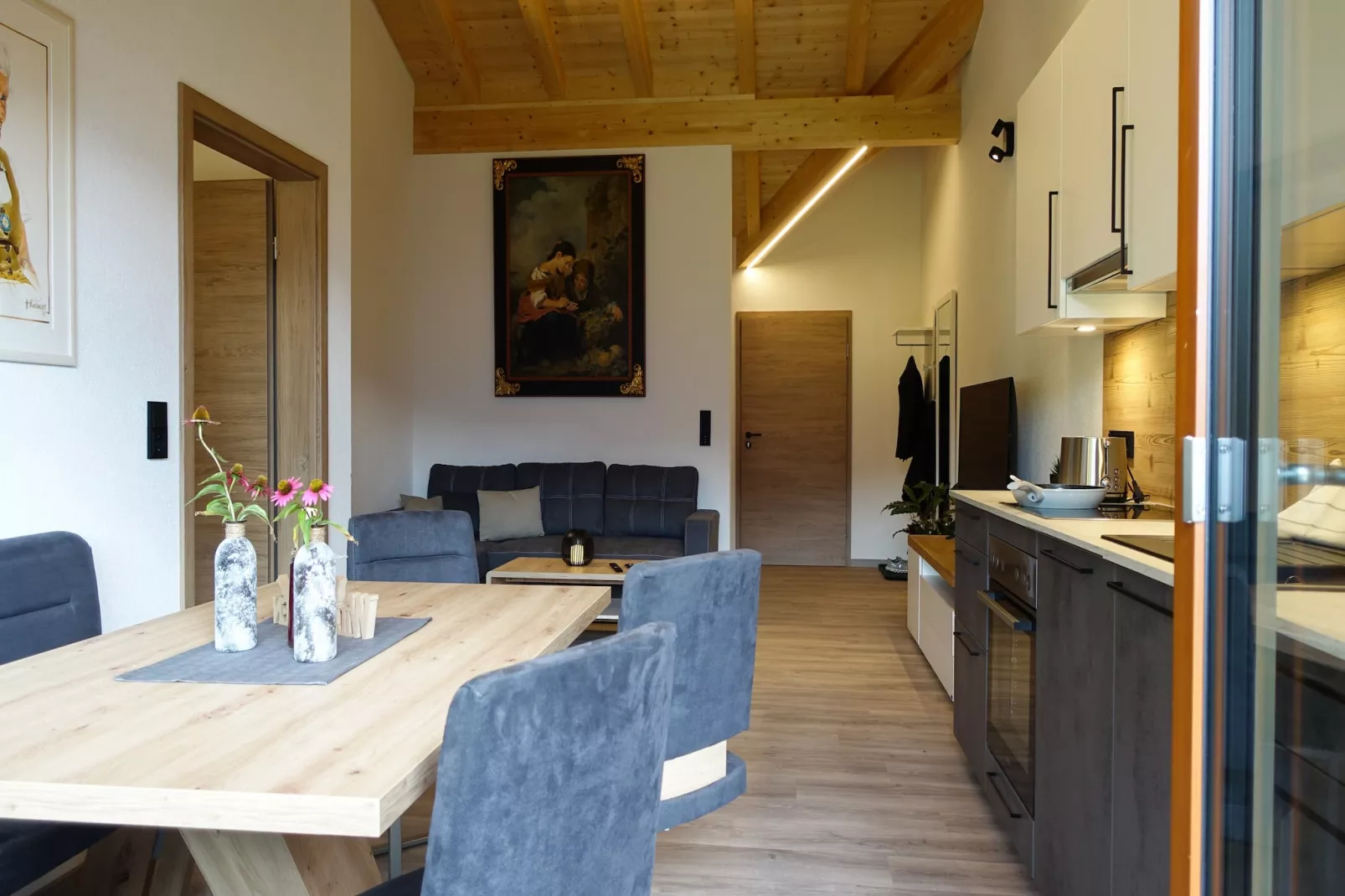 Panoramablick Kaunergrat-Eetkamer