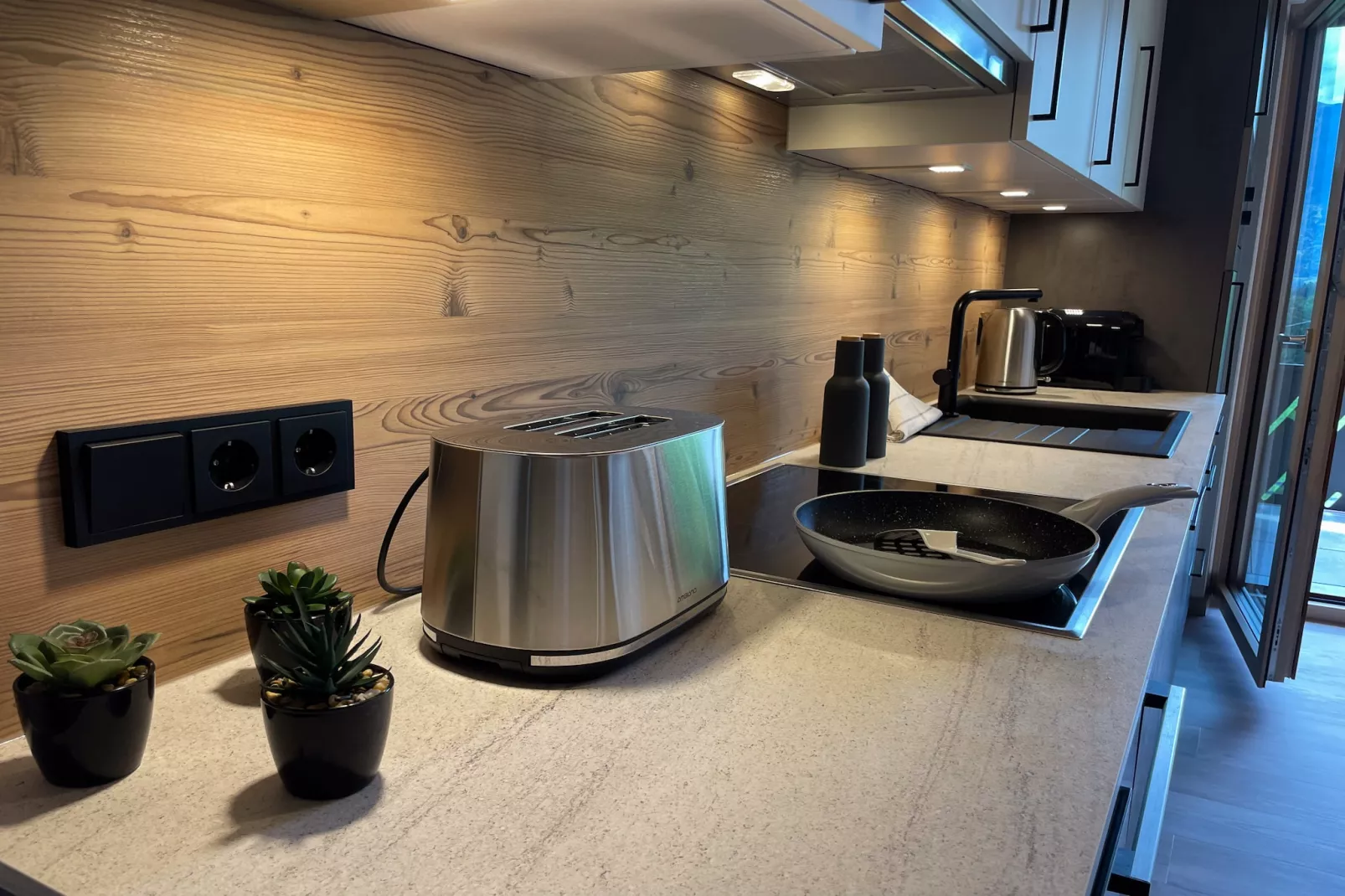 Panoramablick Kaunergrat-Keuken