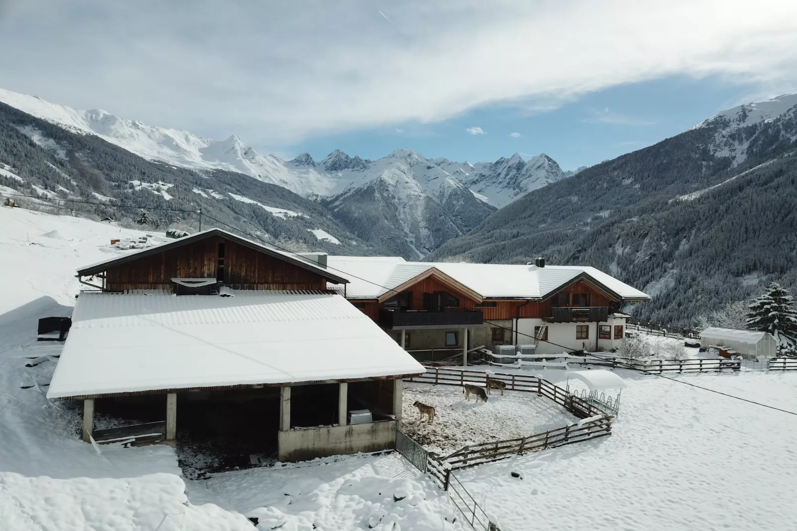 Panoramablick Kaunergrat-Exterieur winter