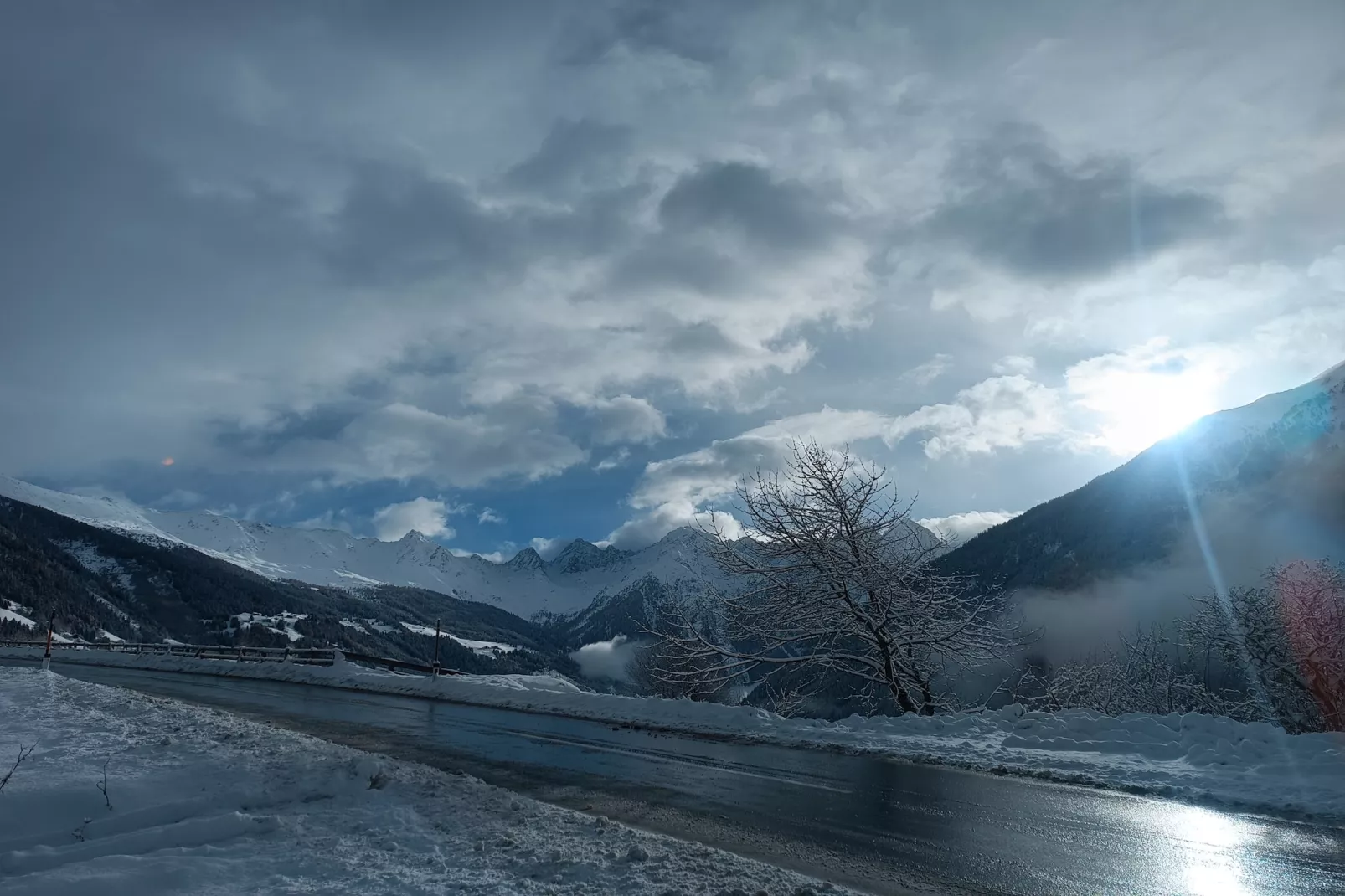 Panoramablick Kaunergrat-Gebied winter 1km