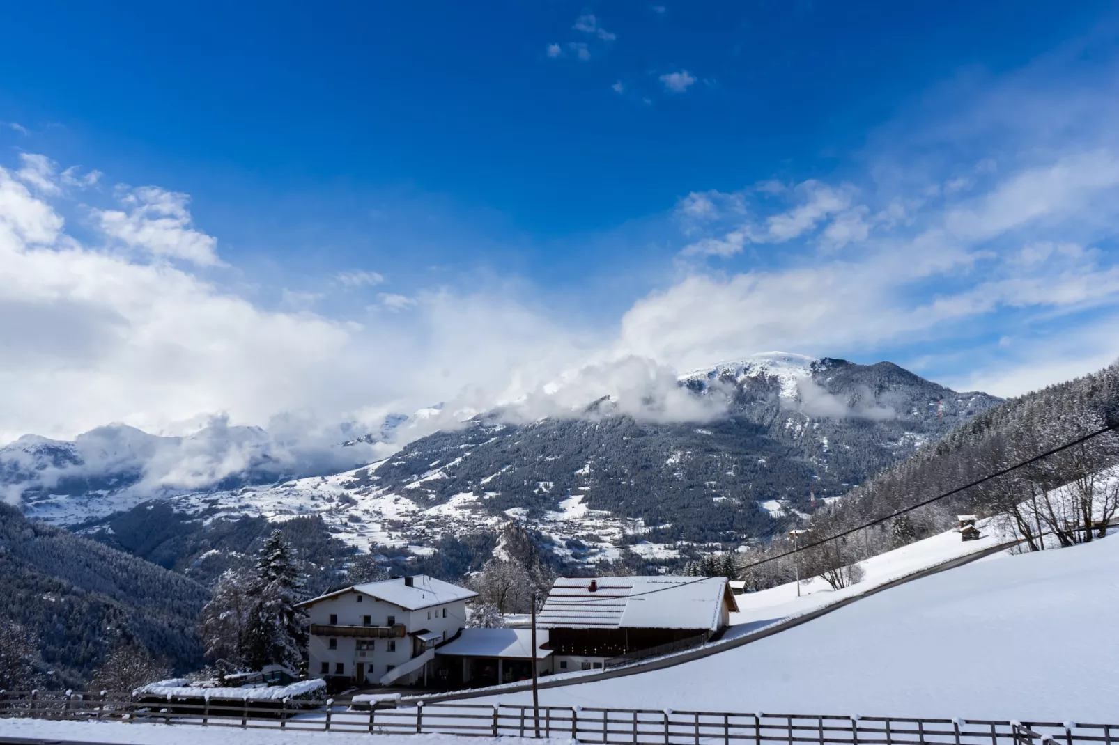 Panoramablick Kaunergrat-Gebied winter 5km