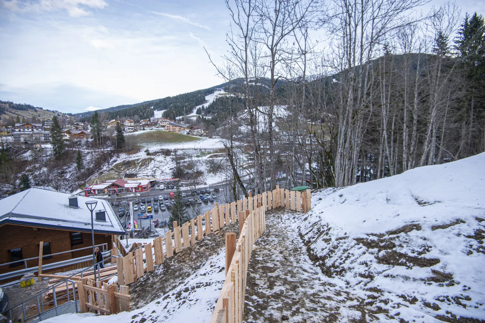 Superior Chalet-Uitzicht winter