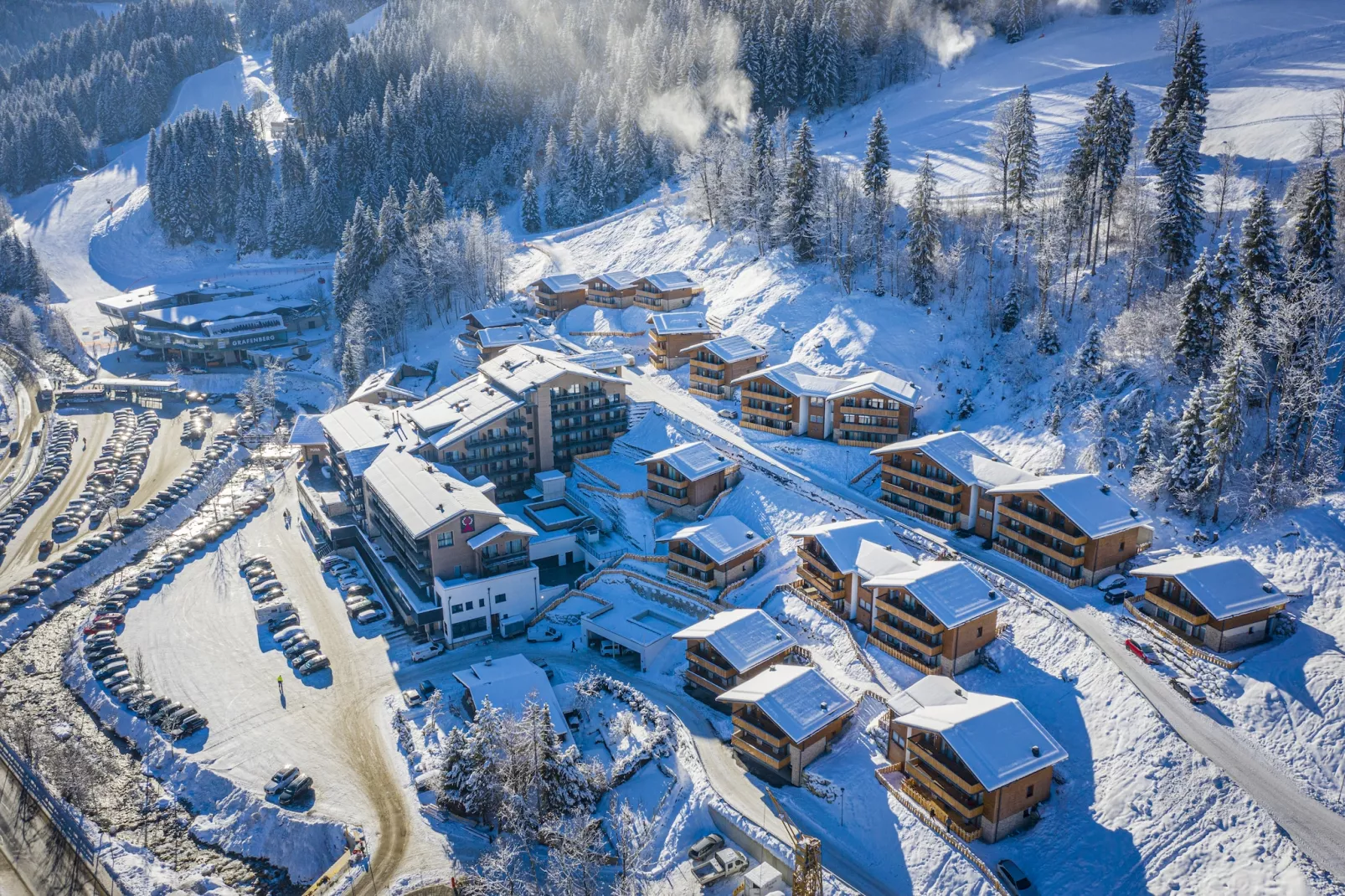 Superior Chalet-Gebied winter 5km
