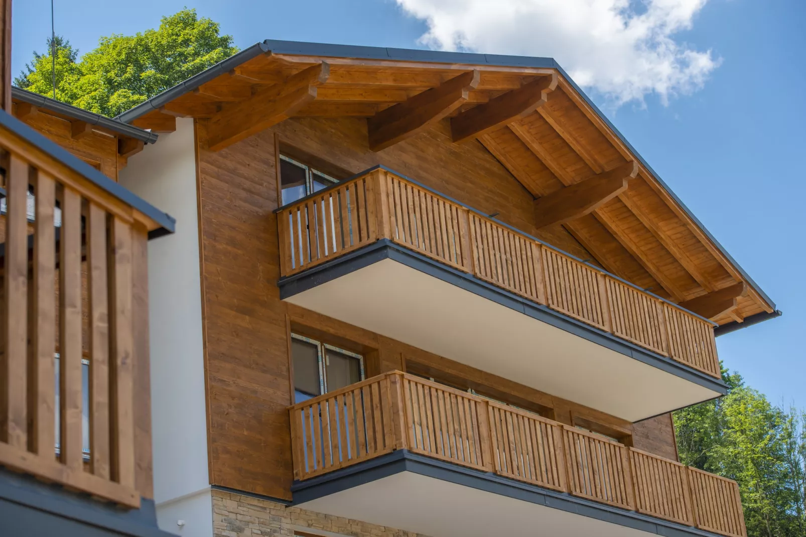 Superior Chalet-Buitenkant zomer