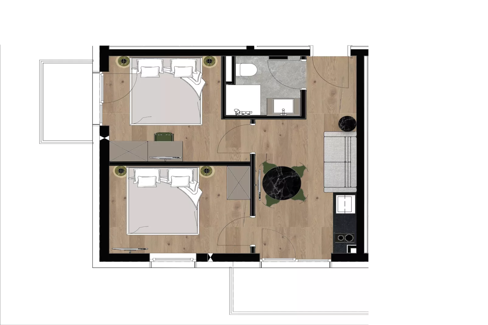 Gipfelglück Family-Plattegrond