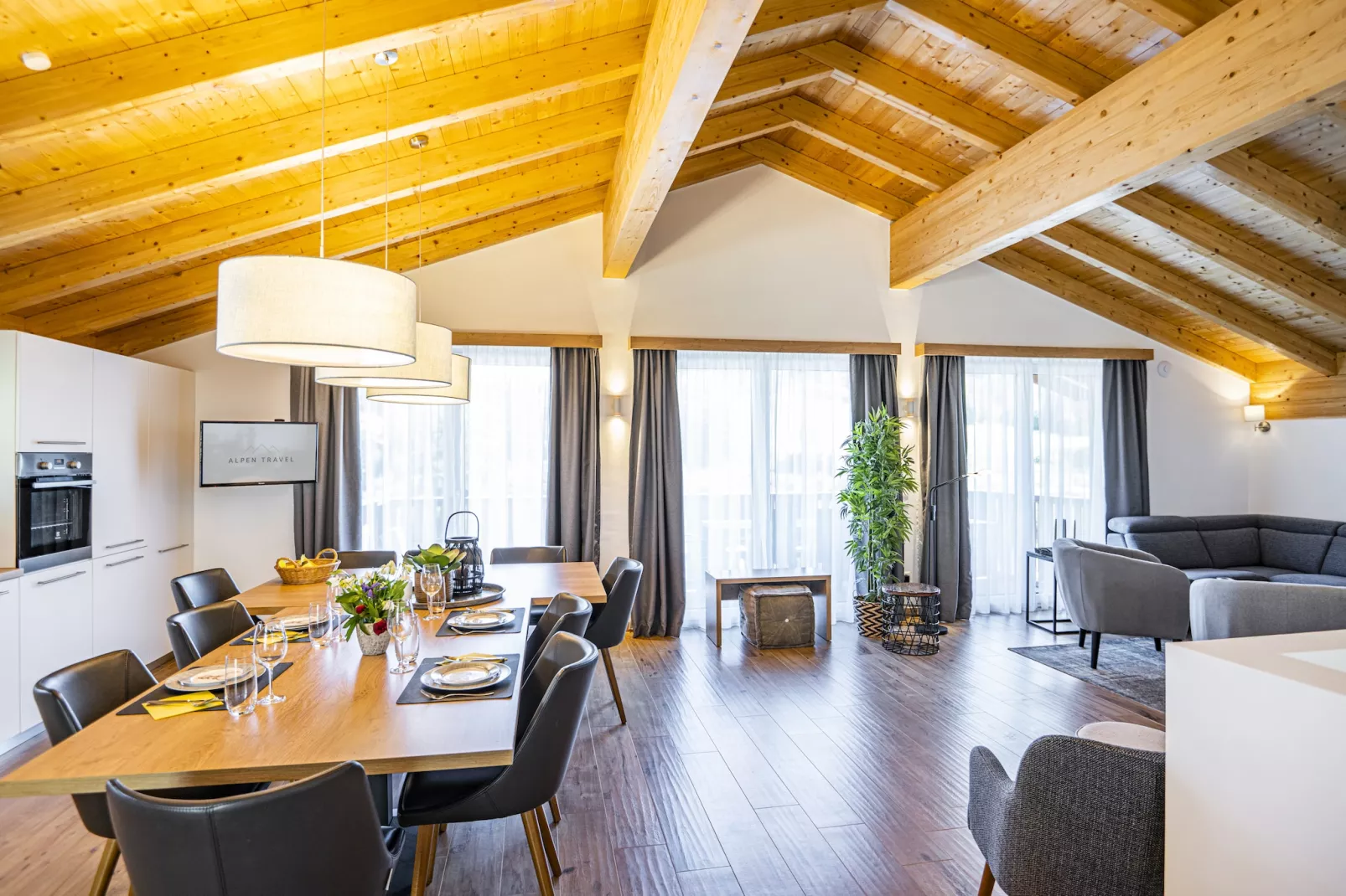 Deluxe Chalet-Eetkamer
