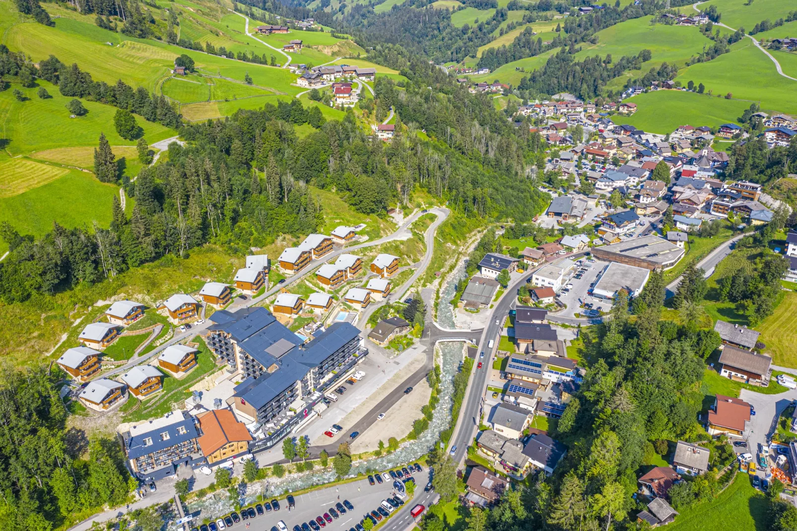 GA2C Alpenleben Apartments-Gebieden zomer 1km