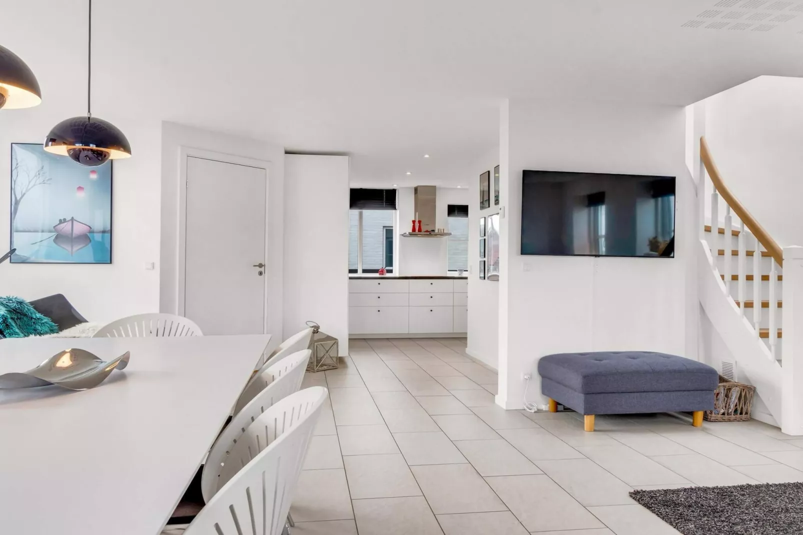 Vakantiehuis, 750m van het strand-Binnen