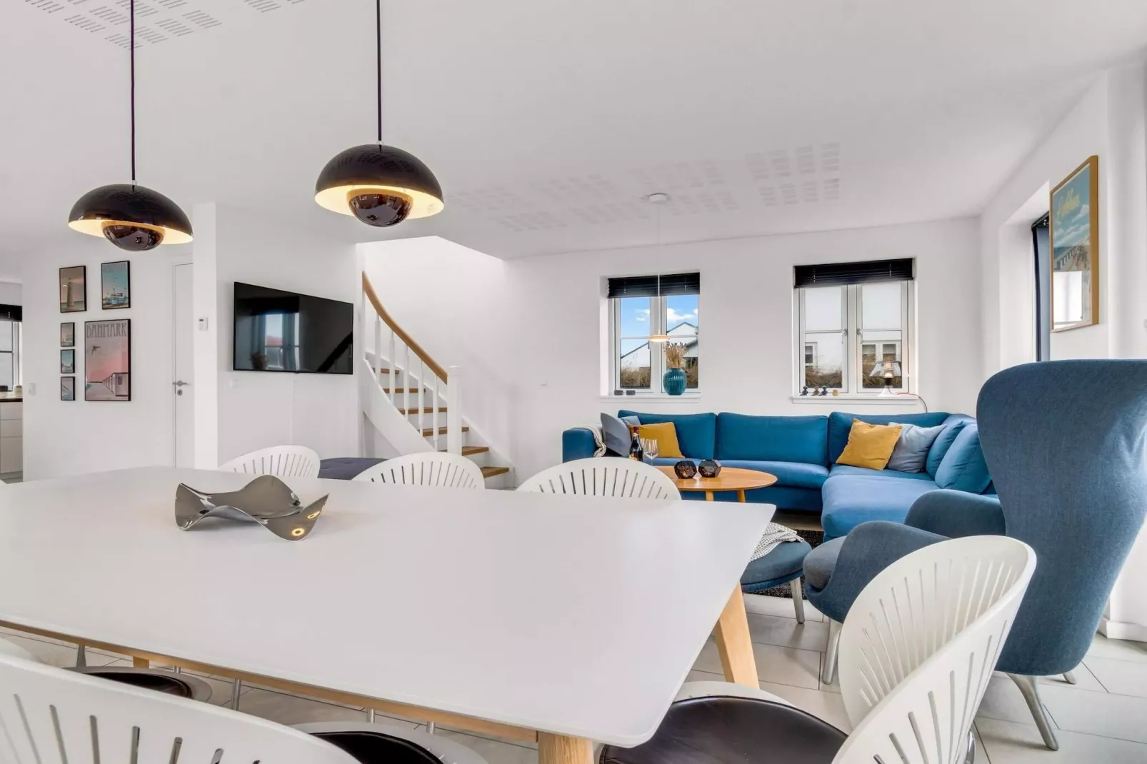 Vakantiehuis, 750m van het strand-Binnen