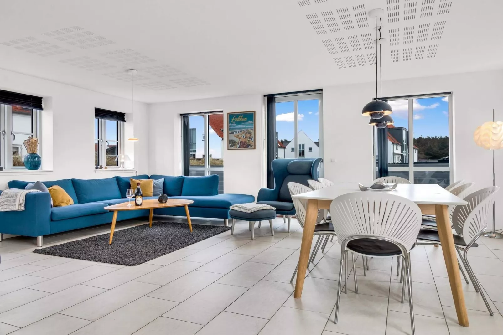 Vakantiehuis, 750m van het strand-Binnen
