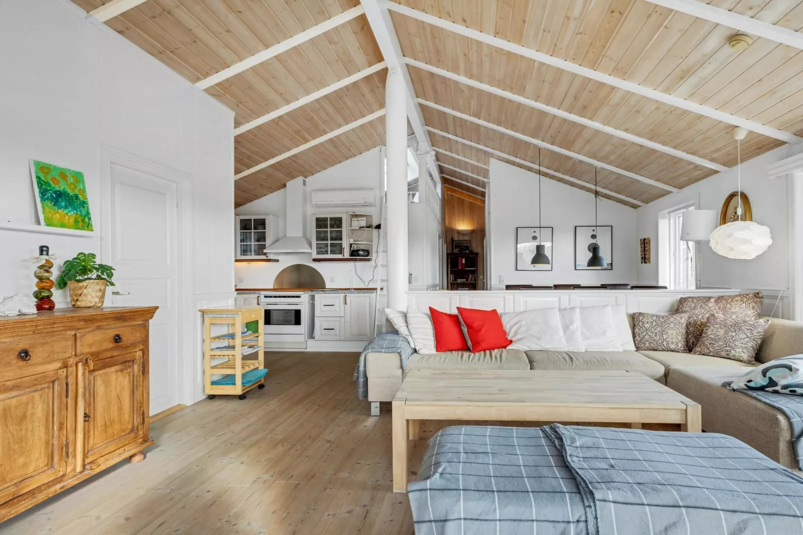 Vakantiehuis in Lokken met uitzicht-Binnen