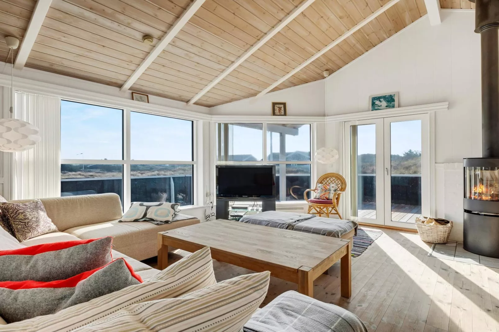 Vakantiehuis in Lokken met uitzicht-Binnen