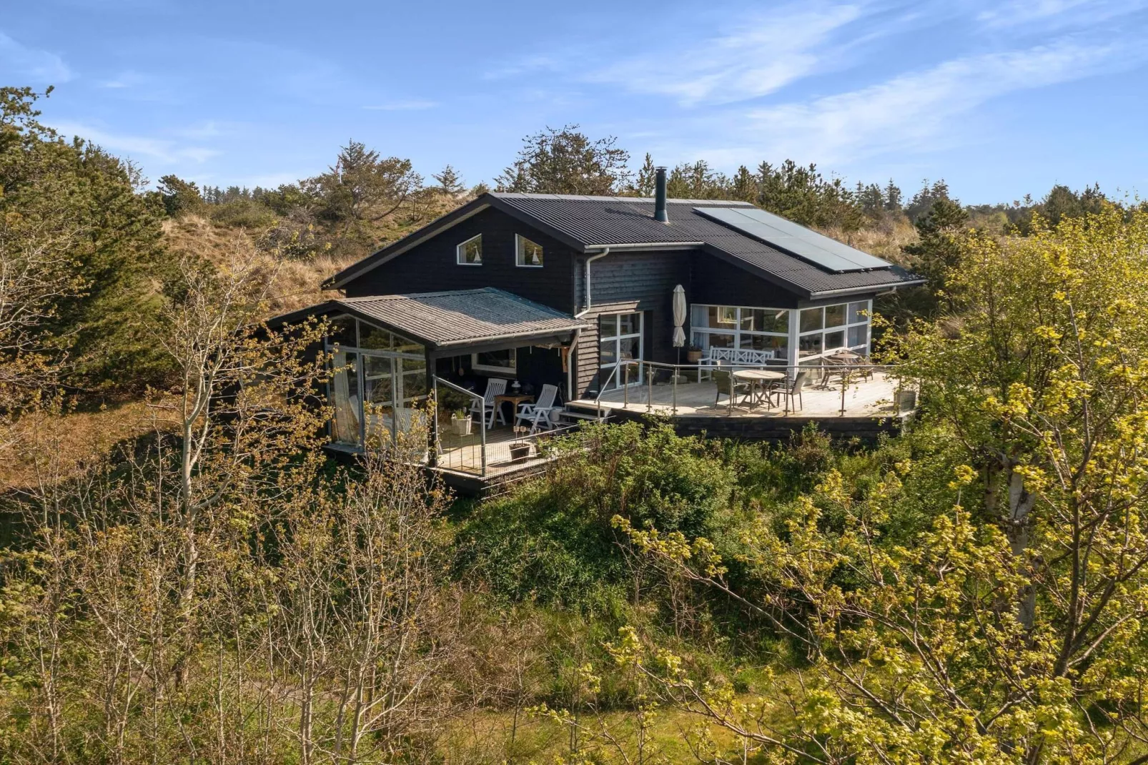 Vakantiehuis nabij het stadje Blokhus-Buitenlucht
