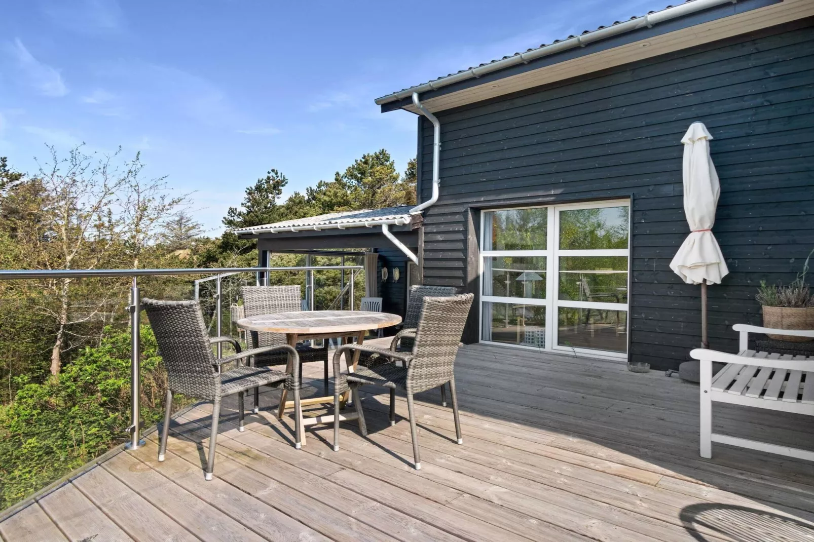 Vakantiehuis nabij het stadje Blokhus-Buitenlucht